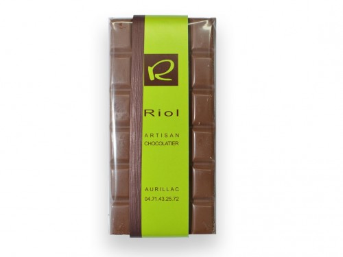 Tablette Chocolat lactée JIVARRA 40 % - confiserieriol.com