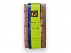 Tablette Chocolat lactée BISKELIA 34% - confiserieriol.com